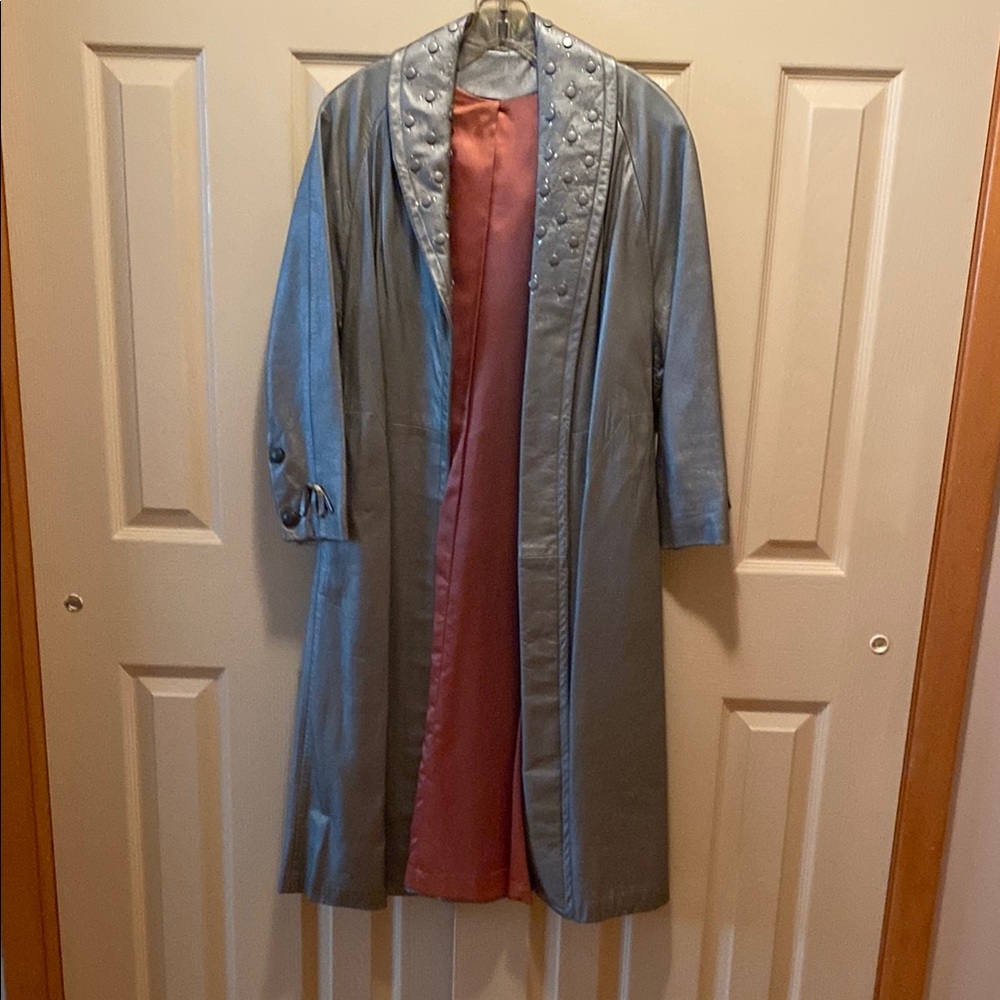 Elegant Blue Women's Coat